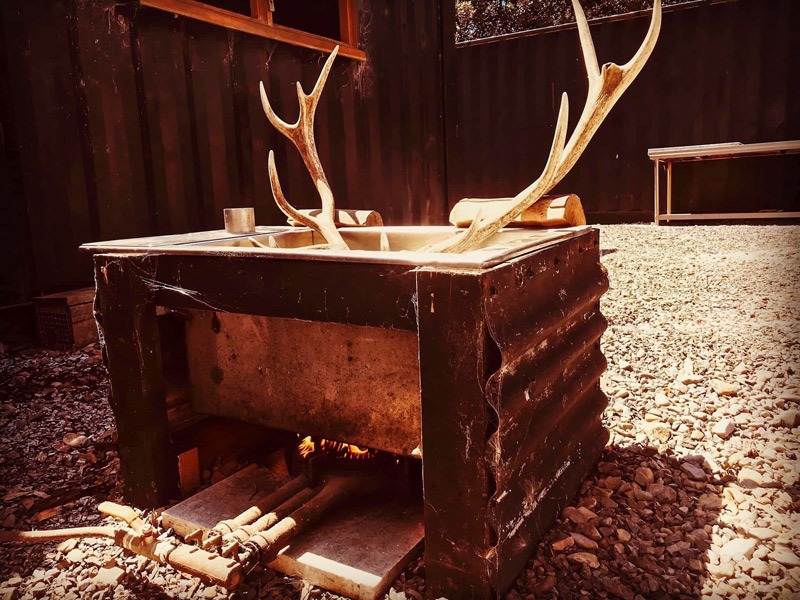 Cleaning & whitening skulls for Euro Mounts, Black Stag Tannery, Levin, NZ